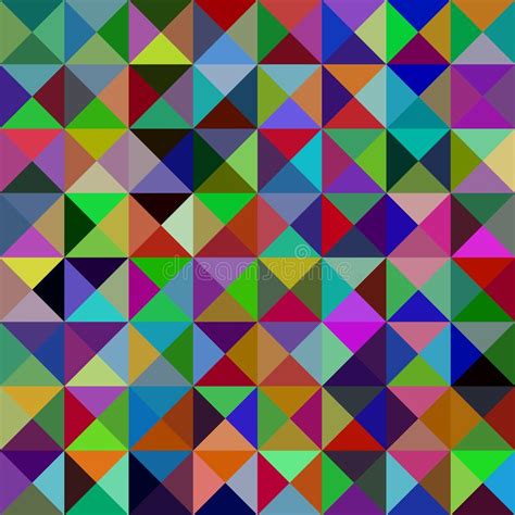 Geometric Abstract Triangle Mosaic Pattern Background Vector Graphic
