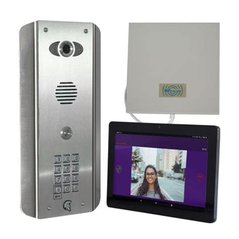 Aes Praetorian Ip Intercom System With Keypad And Monitor Ss