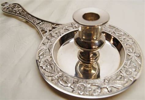 14 Silver Plated Bishop Bugia Candle Holder 105s Church