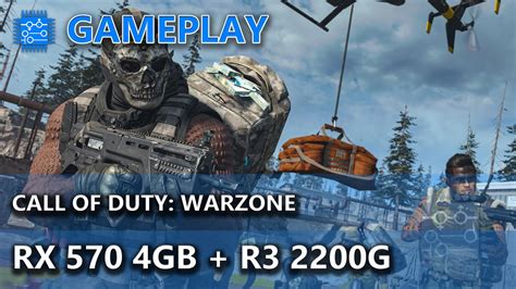 Rx 570 4gb Ryzen 3 2200g Call Of Duty Warzone Em 1080p No Ultra