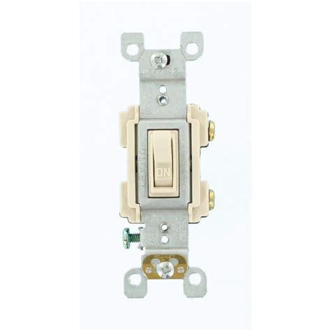 Leviton 15 Amp Preferred Switch Light Almond R66 Rs115 02t The Home