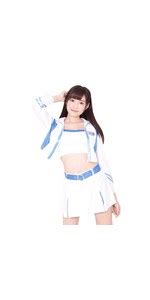 Amazon co jp A TCollection レースの女神様 レースクイーン 青 白 Mサイズ コスプレ コスチューム レディース