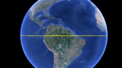 Earth Rotating Along Equator Youtube