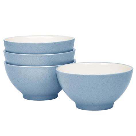 Noritake Colorwave Fl Oz Ice Light Blue Stoneware Rice Bowl In
