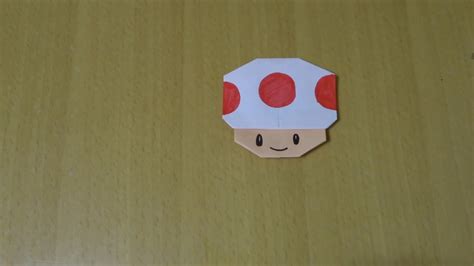 Origami Mario Characters Kinopio 折り紙 マリオ キャラクター キノピオ 折り方