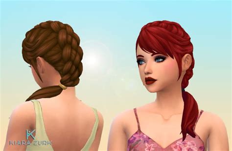 Maxis Match Cc World Sims Hair Braids Maxis Match