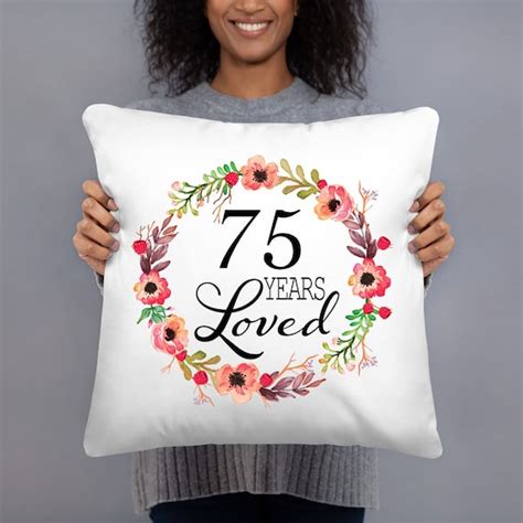 75th Birthday Ts For Women 75 Year Old Female 75 Years Etsy