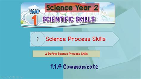 Science Dlp Year 2 Scientific Skills Sps 4 Communicate Youtube
