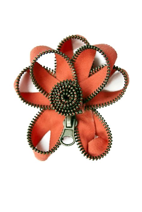 Making A Zipper Flower Pin Thriftyfun