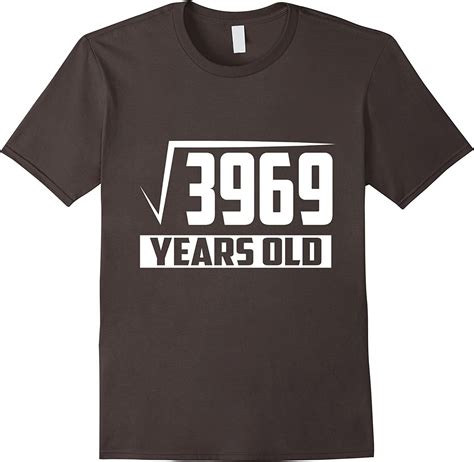 63 Years Old Square Root Funny 63rd Birthday T T Shirt