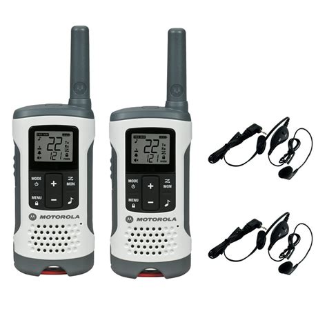 Motorola Talkabout T280 Two Way Radio With Earbud Ptt Mics Walmart
