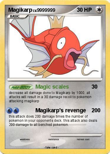 Pokémon Magikarp 1480 1480 Magic Scales My Pokemon Card