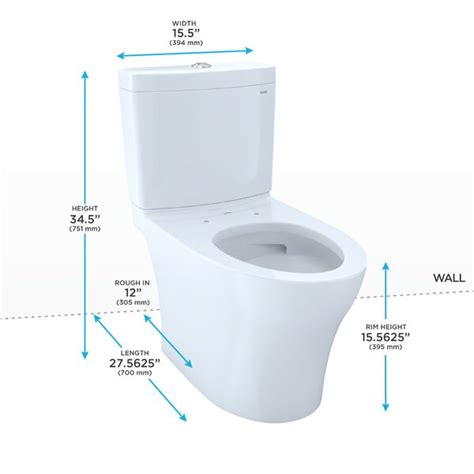 Toto Aquia® Iv Dual Flush Elongated Two Piece Toilet With Cefiontect
