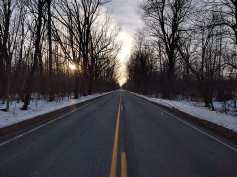 Free Images Tree Snow Winter Light Road Sunlight Morning Frost