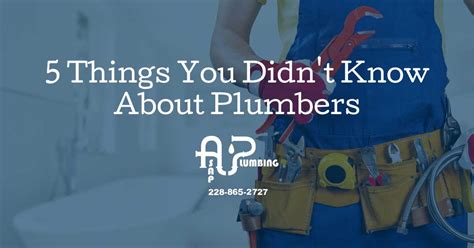 5 Things You Didnt Know About Plumbers Gulfport Ms Asap Plumbing