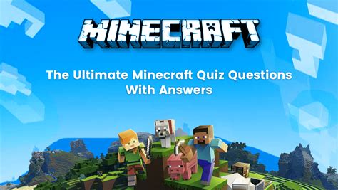 The Ultimate Minecraft Quiz Questions With Answers 2022 Edition