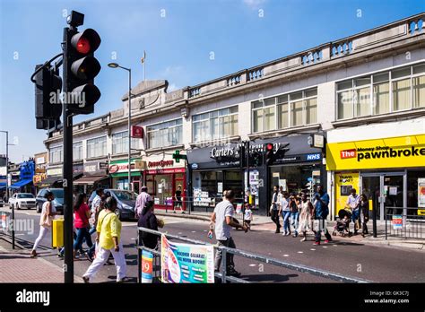 Street Scene Wembley Central Borough Of Brent London England Uk