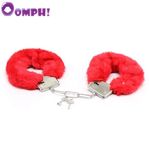 Oomph Couples Bed Game Sex Restraints Bondage Sexy Feather Handcuffs