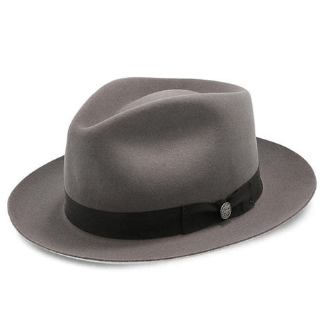 Mens Stetson Chatham Wool Felt Fedora Hat 238 In Brim