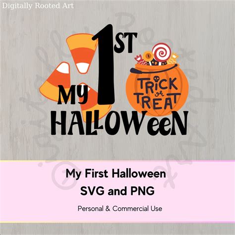 My First Halloween Svg Instant Download Halloween Svg File Halloween Png Cricut And