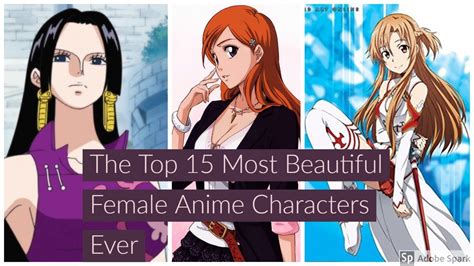 The Top 15 Most Beautiful Female Anime Characters Ever Youtube