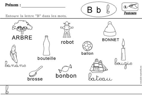 Maternelle Lecture Des Lettres De Lalphabet La Lettre B French
