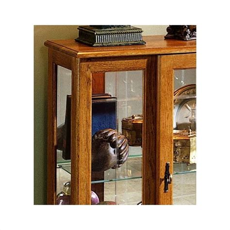Many customers who have purchased alamos console curio cabinet seem completely satisfied. Pulaski Golden Oak III Console Curio Display Cabinet - 6715