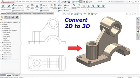 convert 2d drawing into 3d model in solidworks youtube solidworks solidworks tutorial
