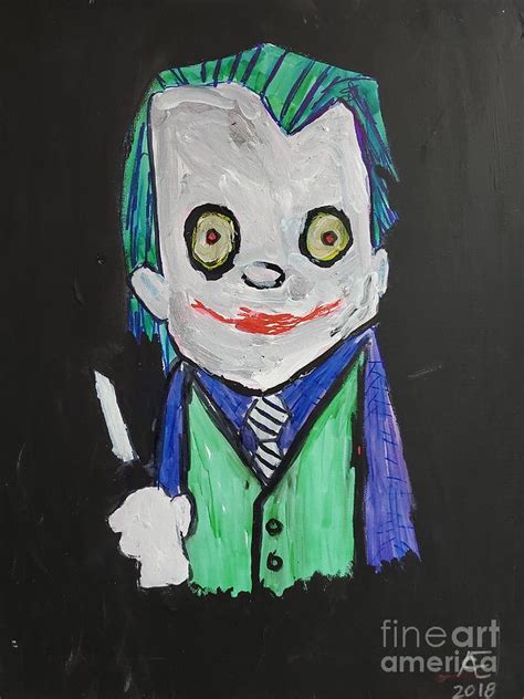 Joker Painting By Abstract Edge Fine Art America