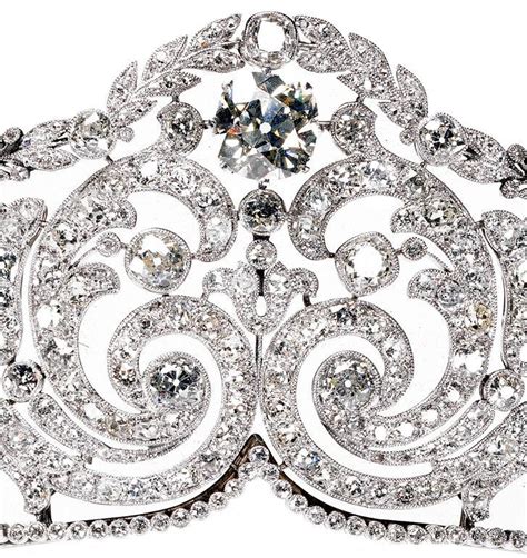 Ephemeral Elegance — Diamond Bandeau Tiara 1910 Designed By Cartier