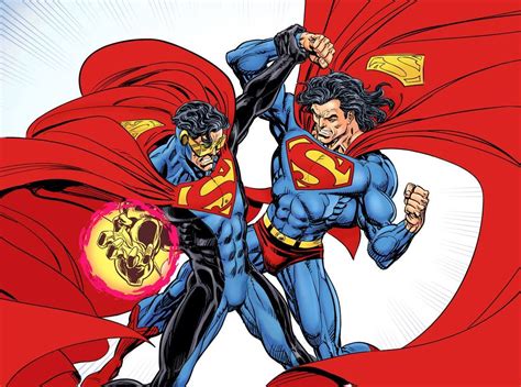 Eradicator Vs Superman By Kerry Gammill Superman Comic Comic Art