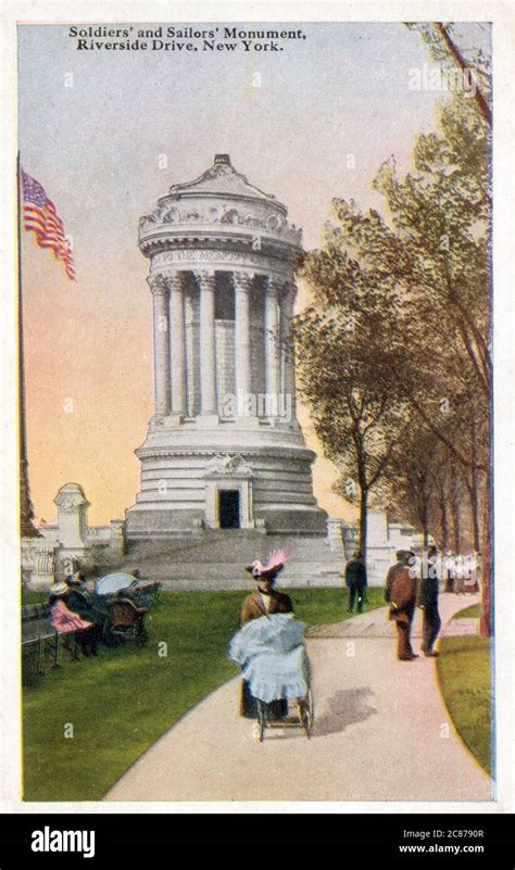 Soldiers And Sailors Monument Riverside Drive New York Stock Photo