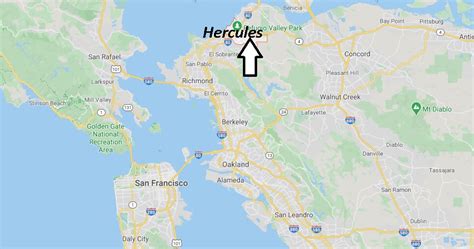 Where is Hercules California? What county is Hercules CA in | Where is Map