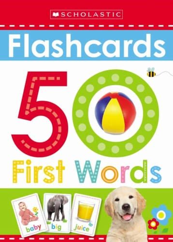 Scholastic 50 First Words Flashcards 1 Ct Fred Meyer