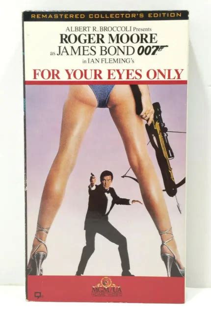 For Your Eyes Only Vhs 1981 James Bond 007 Remastered Collector S Edition 4 95 Picclick