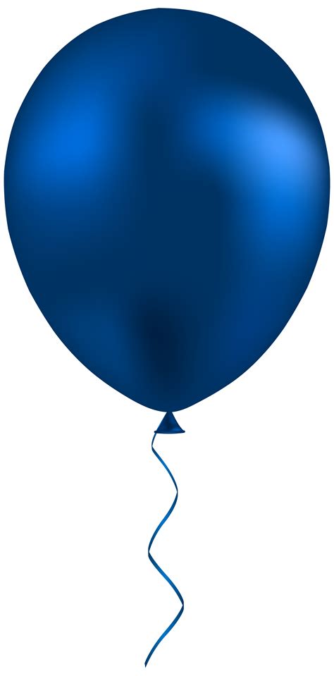Dark Blue Balloon Png Clip Art Library