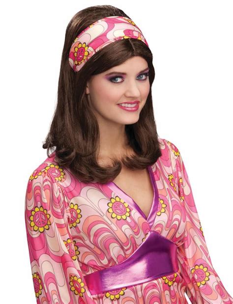 Flower Power 60 S 70 S Hippie Mod Adult Costume Headband Free Shippi