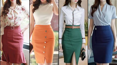 Impressively Stylish And Gorgeous Slim Fit Formal Pencil Skirts Outfit