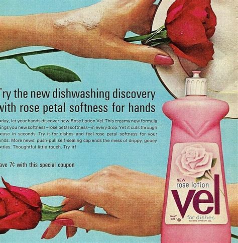 Vintage Ad Print Vel Dishwashing Soap 19659 25 X 12 25 Etsy