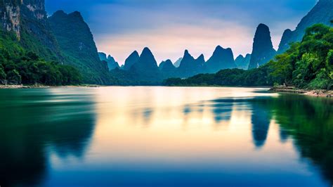 China Beautiful Nature Scenery Alpine River Preview