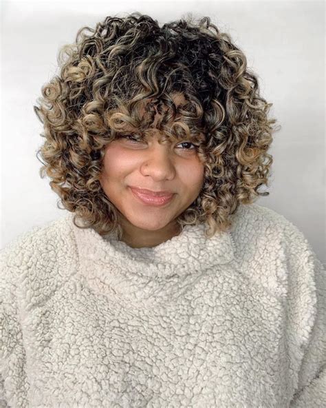 Best Short Curly Hair With Bangs To Try This Year Curly Hair With