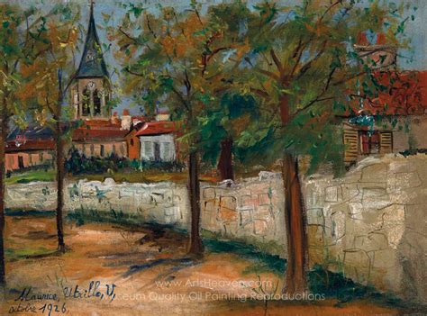 Maurice Utrillo Eglise De Campagne Painting Reproductions Save 50 75