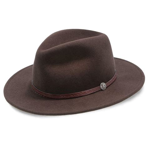 Cromwell Stetson Crushable Wool Fedora Hat