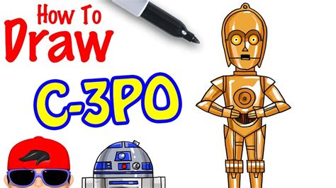 How To Draw C3po Step By Step Add Detail And Shading To Your Drawing