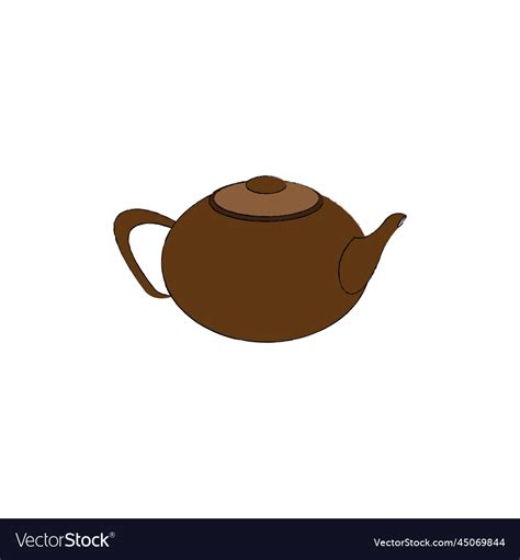 Teapot Logo Design Template Royalty Free Vector Image