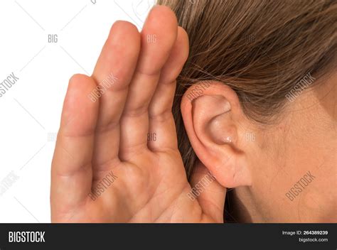 Woman Listening Her Image And Photo Free Trial Bigstock