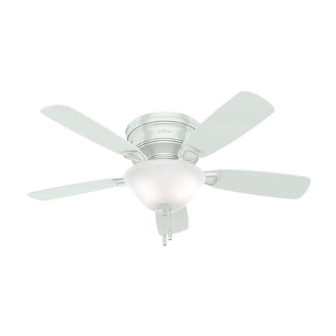 In addition to its outlook, this fan's installation type is also worth to be paid attention to. 48-Inch Hunter Fan Low Profile Ceiling Fan with Light ...