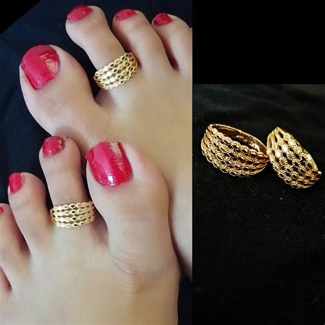Traditional Classic Gold Toe Rings Abdesignsjewellery