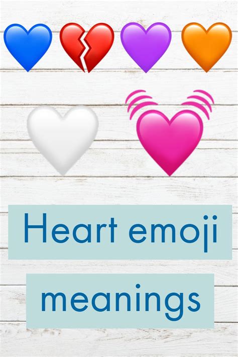What Is The Meaning Of The Different Color Heart Emojis The Meaning