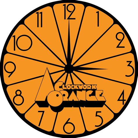 I Created This Idea For An “a Clockwork Orange” Clock In Adobe